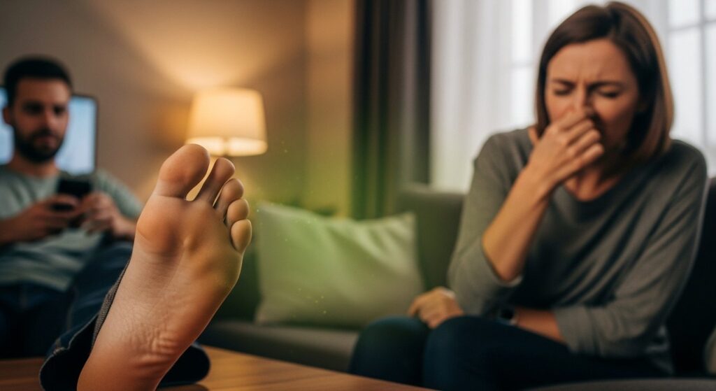 تُعد رائحة القدمين، أو ما يُعرف طبيًا بـ "بروميدروسيس" (Bromodosis)، مشكلة شائعة ومُحرجة